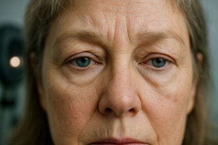 A woman's eyes