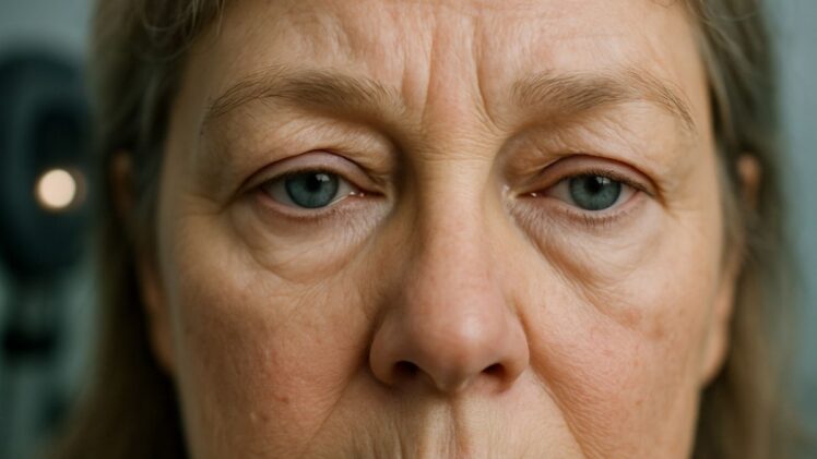 A woman's eyes
