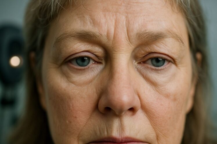 A woman's eyes