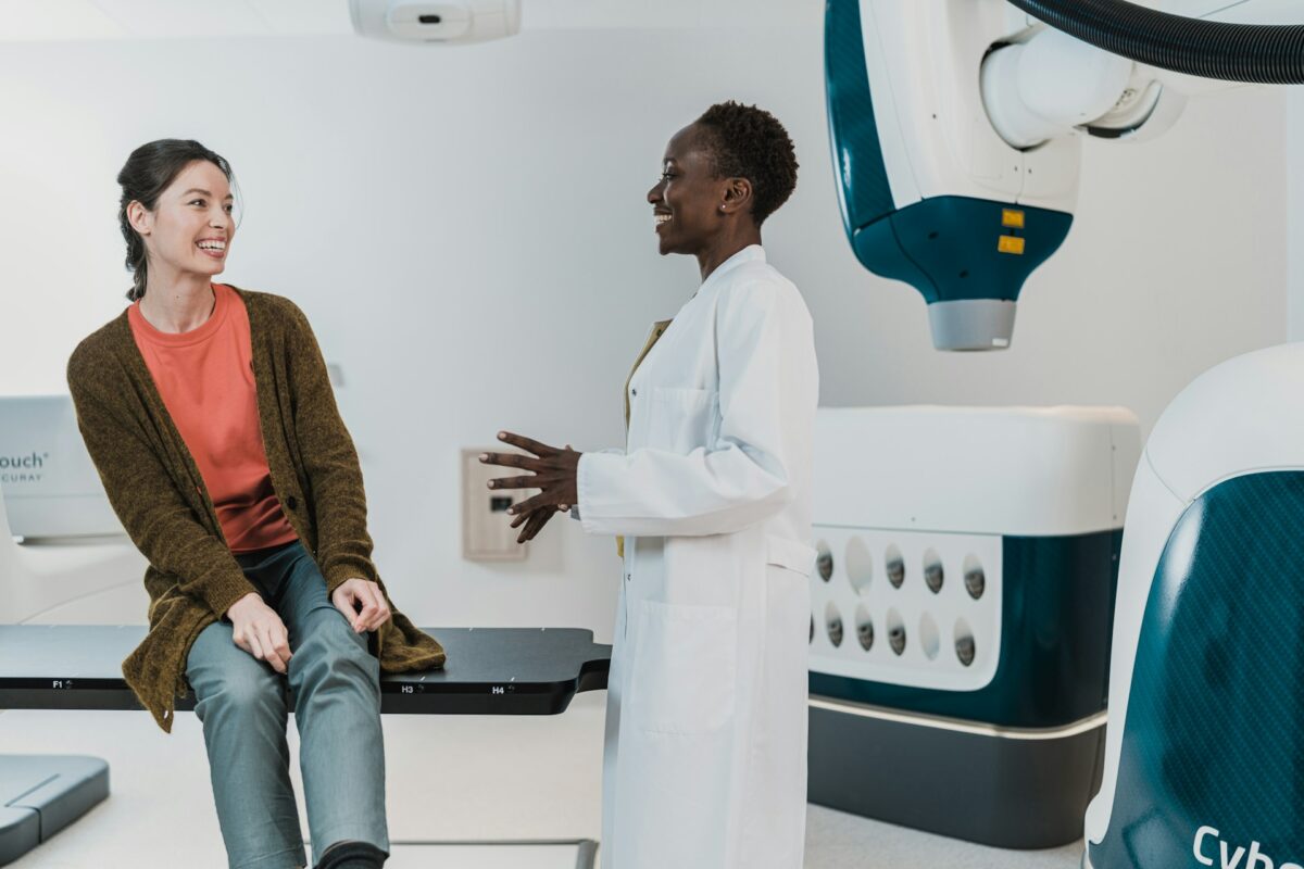 doctor with patient