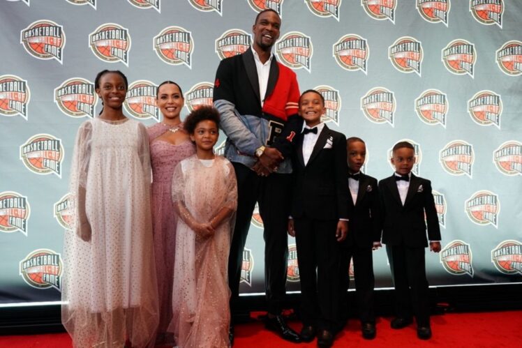 Chris Bosh and family