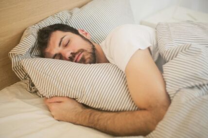 Man sleeping.