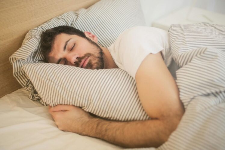 Man sleeping.