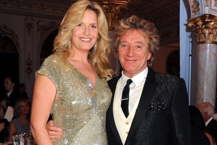 Penny Lancaster and Rod Stewart.