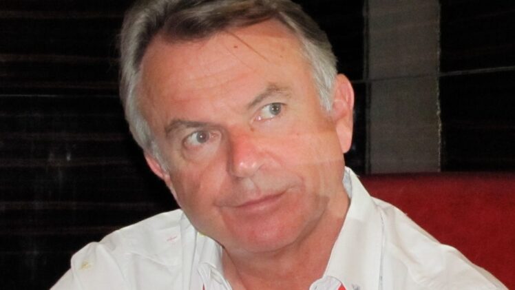 Sam Neill at Burghound Asia in Singapore
